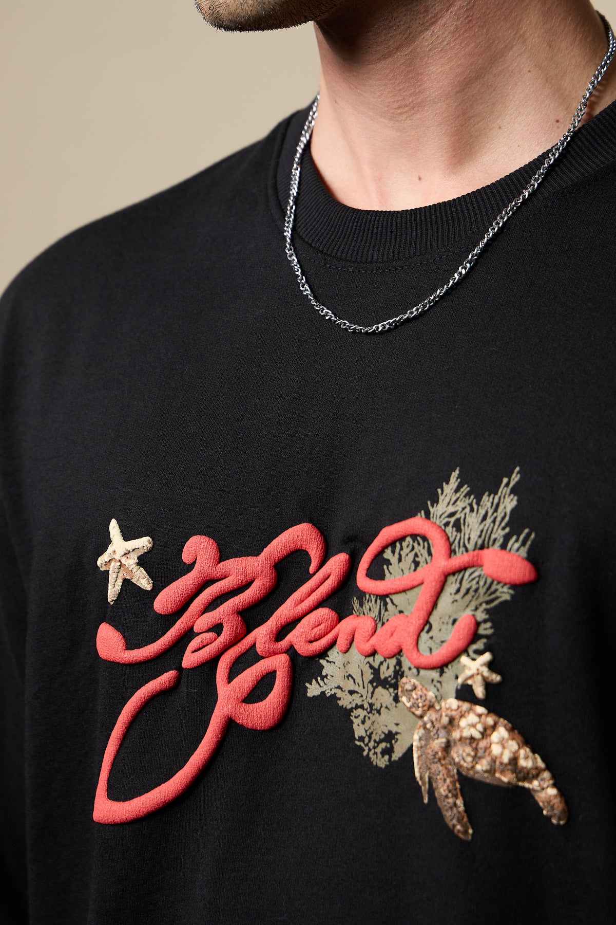 Black Ocean Turtle Tee