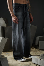 Black Charcoal Wash Denim