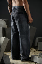 Black Charcoal Wash Denim
