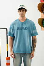 Blue Cloud Wash Tee
