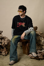 Black Ocean Turtle Tee